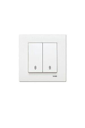 Viko Karre Komütatör Veavien Beyaz / Mekanizma + Çerçeve - 90960017 - 2