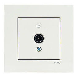 Viko Karre Tv Priz Dirençsiz (Krem) Mekanizma + Çerçeve - 90960149 - 4