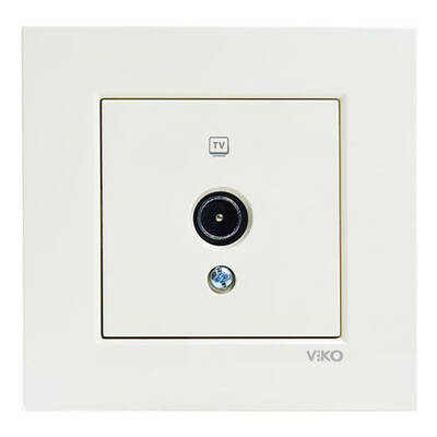 Viko - Viko Karre Tv Priz Dirençsiz (Krem) Mekanizma + Çerçeve - 90960149 Viko - Viko Karre Tv Priz Dirençsiz (Krem) Mekanizma + Çerçeve - 90960149