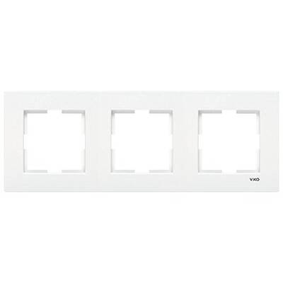 Viko - Viko Karre Üçlü Çerçeve Beyaz 90960202 Viko - Viko Karre Üçlü Çerçeve Beyaz 90960202